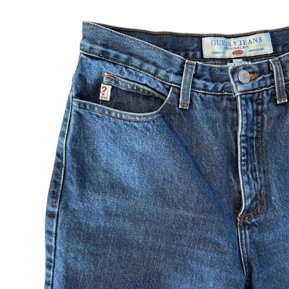 Guess Womans Jeans 32 Medium Wash Classic Fit Narrow Leg 100% Cotton Denim - Picture 2 of 9